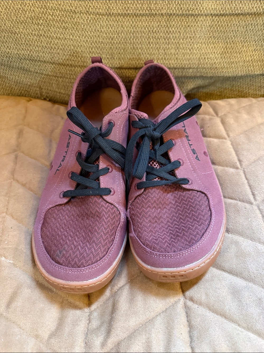 Astral Men's Maroon Lace-Up Casual Shoes